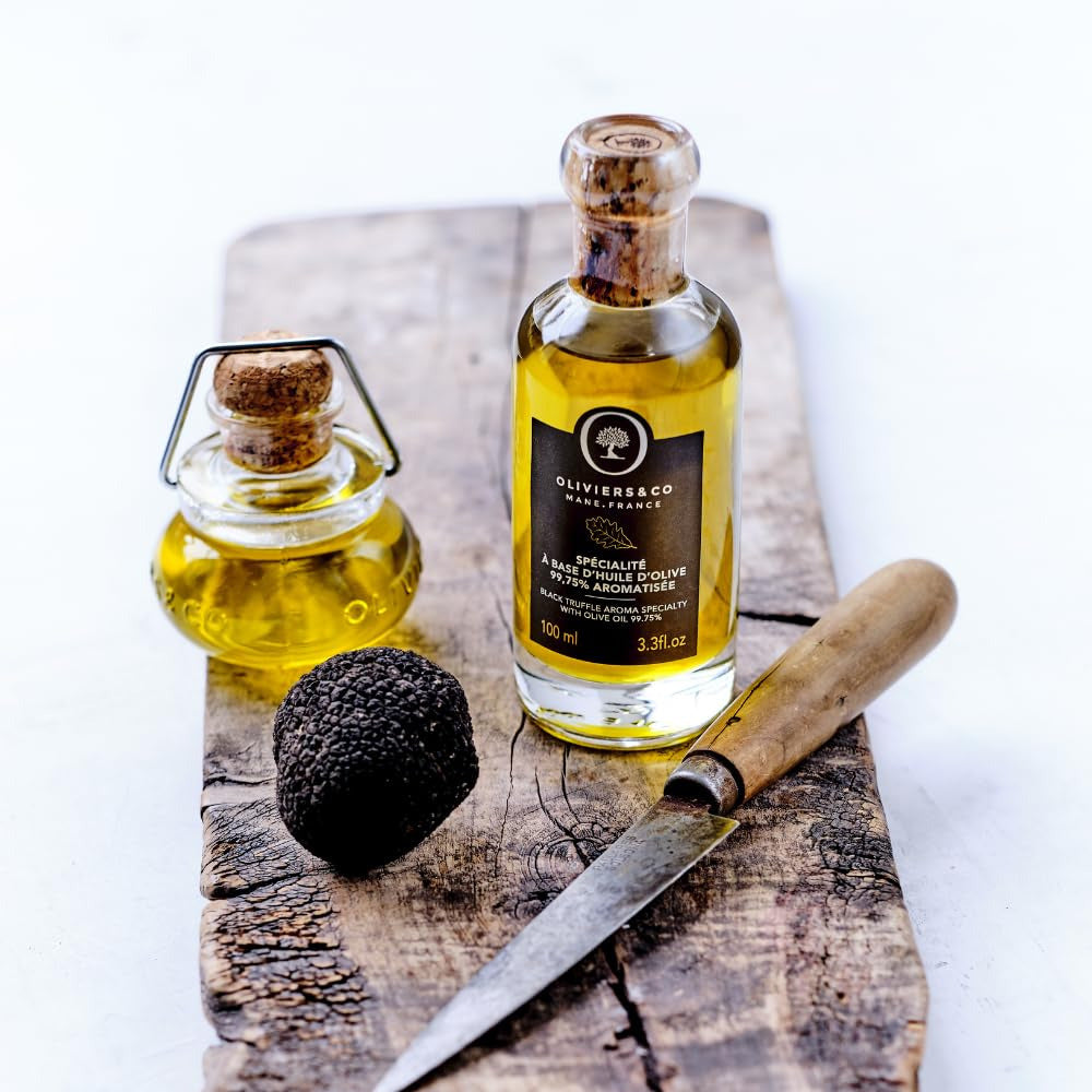 Black Truffle Olive Oil by  | Exceptional Flavor Enhancement | Versatile and Eas