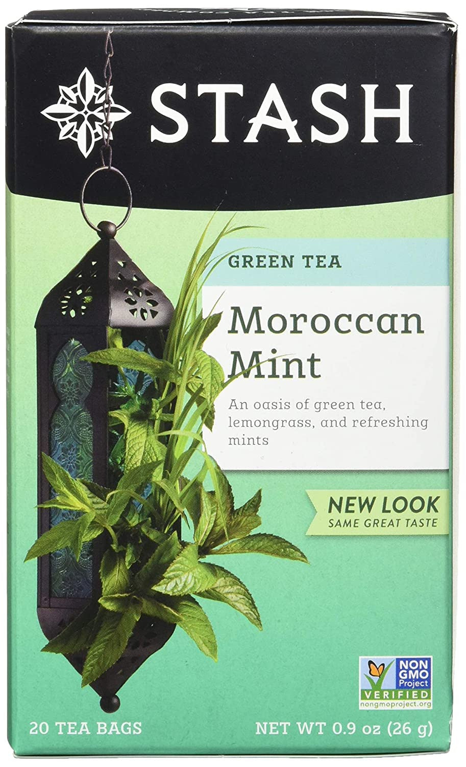 Tea Moroccan Mint Mindfulness Green Tea - Caffeinated, Non-Gmo Project Verified