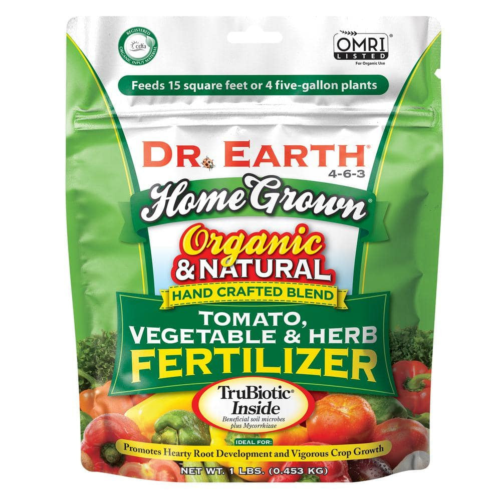 1 Lb. 15 Sq. Ft. Organic Home Grown Tomato Vegetable and Herb Dry Fertilizer