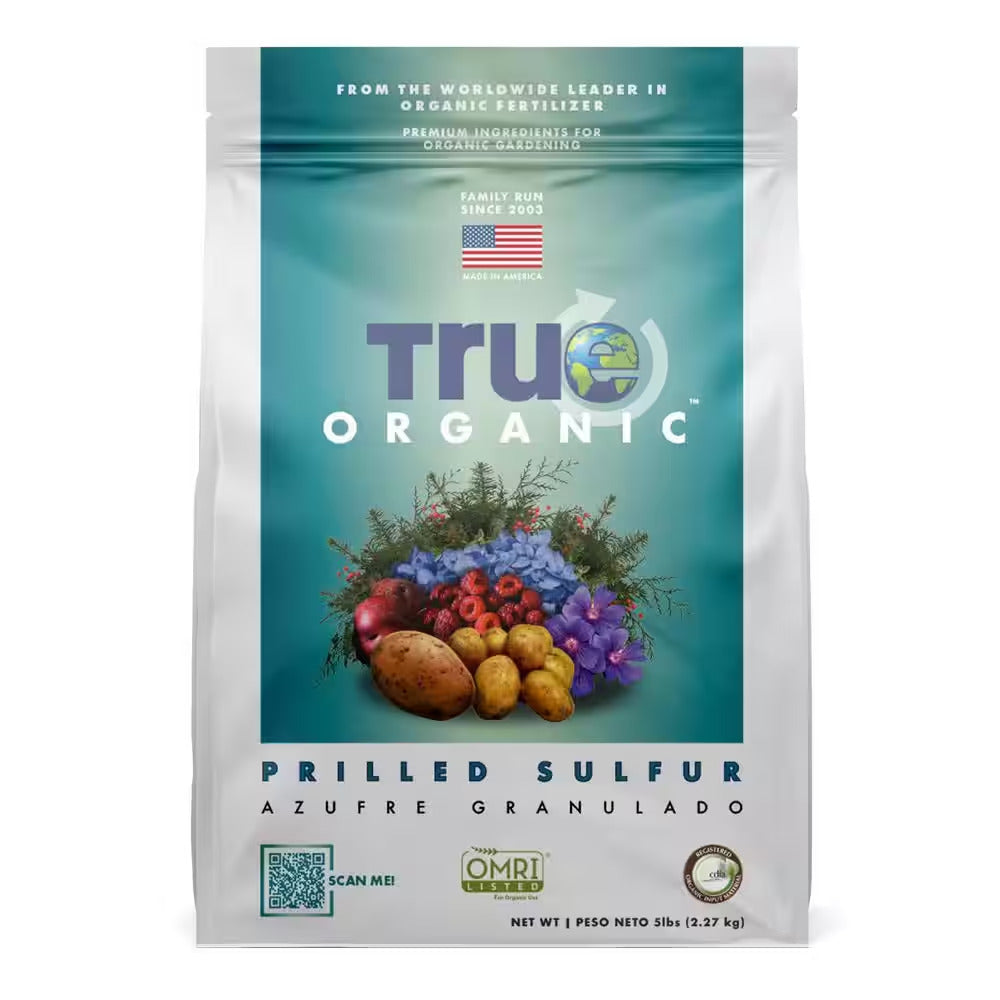 5 Lbs. Organic Prilled Sulfur Soil Acidifier, OMRI Listed