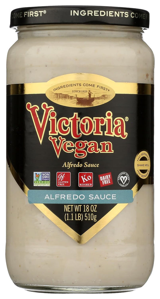 Vegan Sauce, Original Alfredo, 18 Fluid Ounce