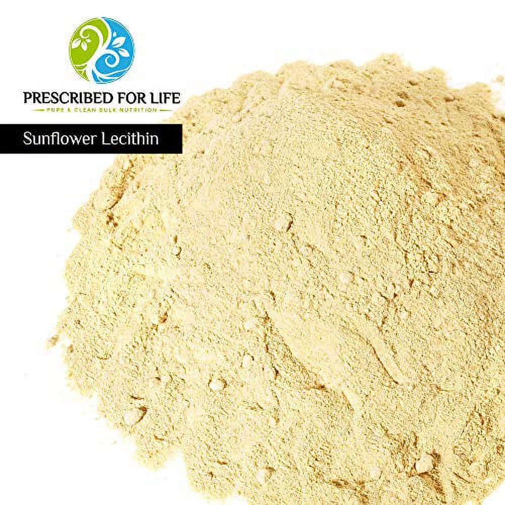 Sunflower Lecithin Powder (4 Oz / 113 G) | Natural, Unbleached, Gluten Free, Veg