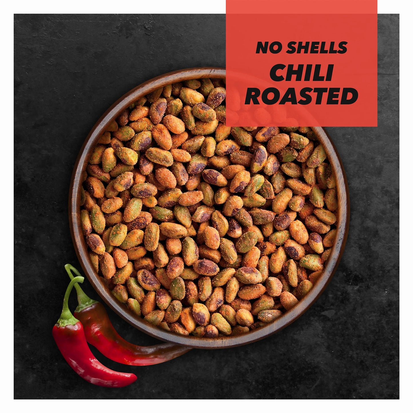 No Shells Chili Roasted Resealable Pouch, 11 Oz