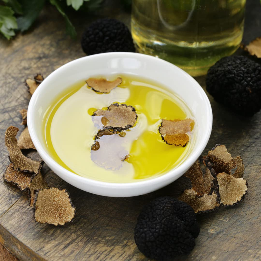 Black Truffle Olive Oil |  | Versatile Condiment for Any Gourmet Dish | 8.4 Fl O