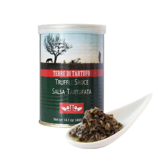 Terre Di Tartufo Black Truffle Sauce | Gourmet Sauce with Black Summer Truffle |