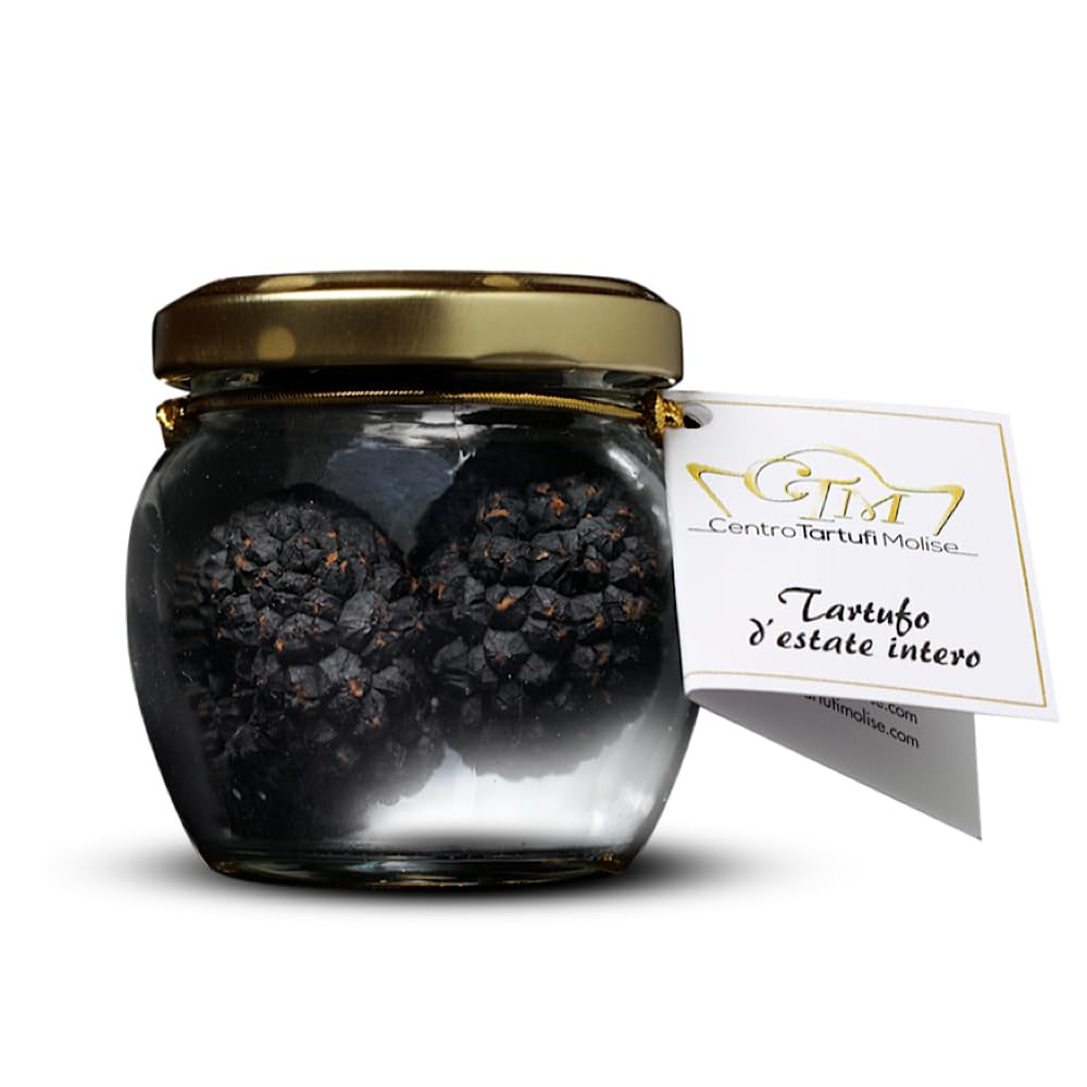 Tartufo Nero D’Estate Intero, Whole Black Summer Truffle, 35 Grams (1.23 Oz), Pr