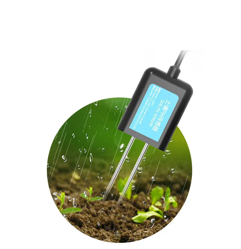 RS485 4-20Ma 0-5V 0-10V Soil Ph Sensor Acid Base Soil Tester Soil Ph Meter Soil