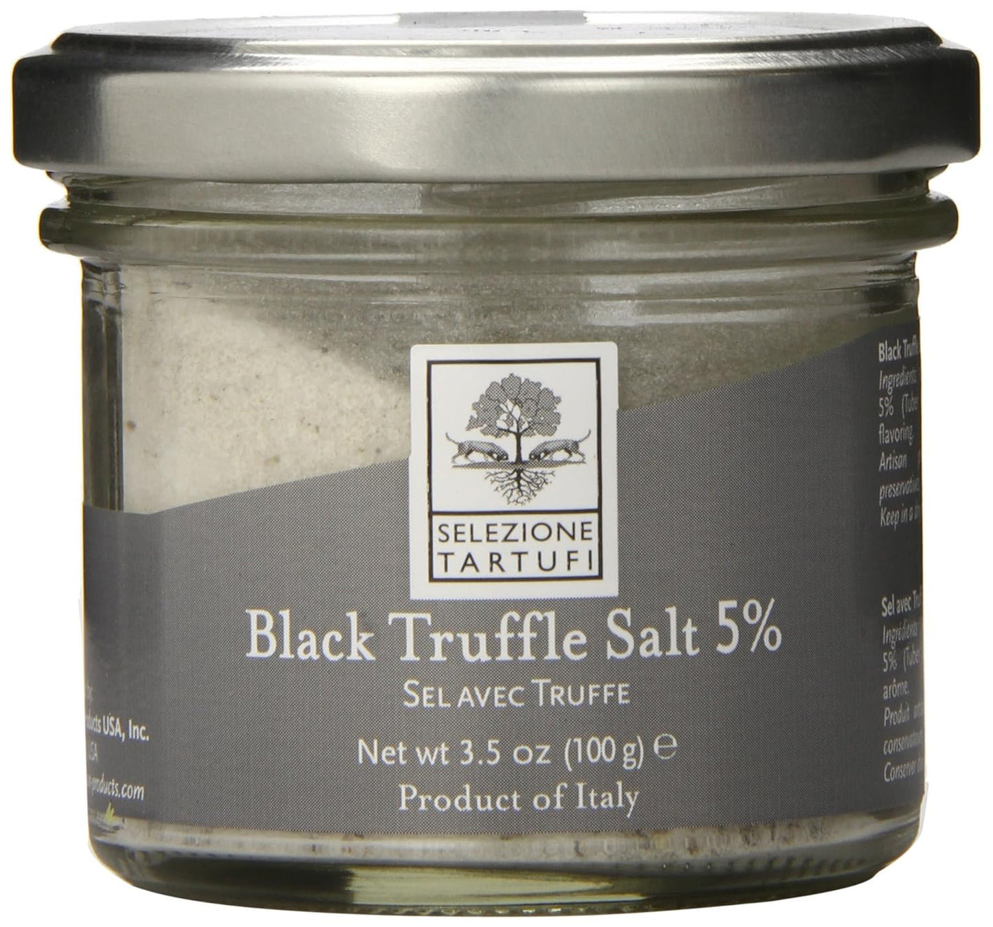 5% Black Truffle Salt, 3.5 Ounce