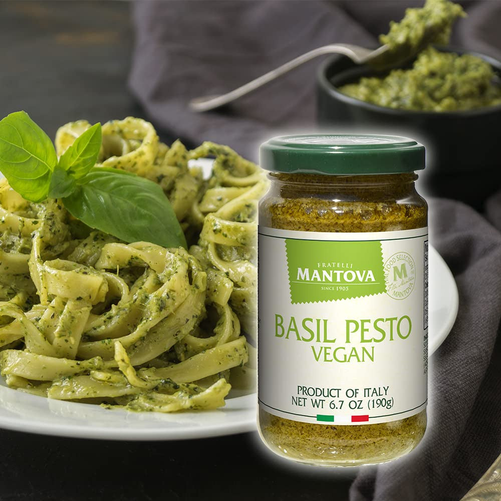 Vegan Basil Pesto, 6.7Oz (Pack of 2), Product of Italy