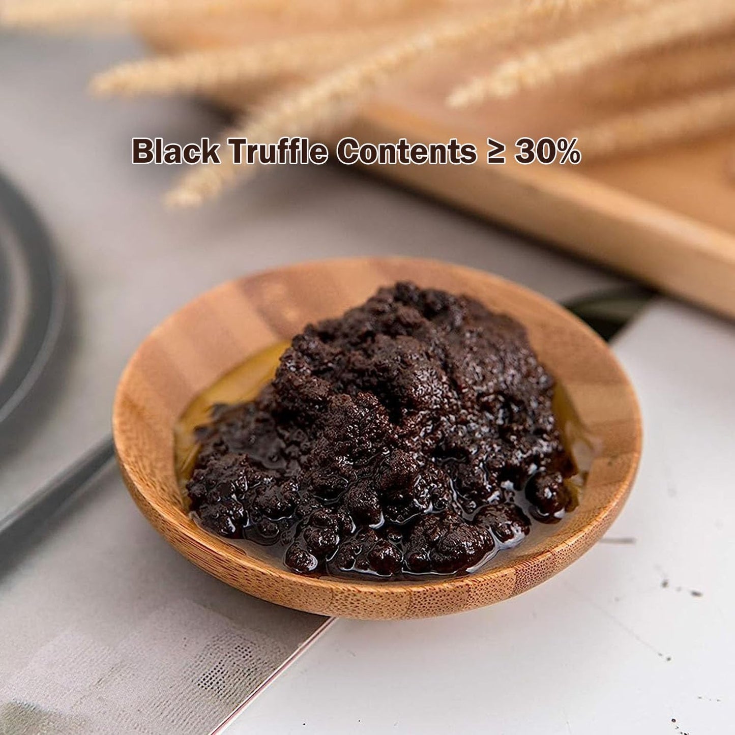 Black Truffle Paste - 3.17 Oz Vegan Pesto Pasta Sauce Seasoning in Extra Virgin