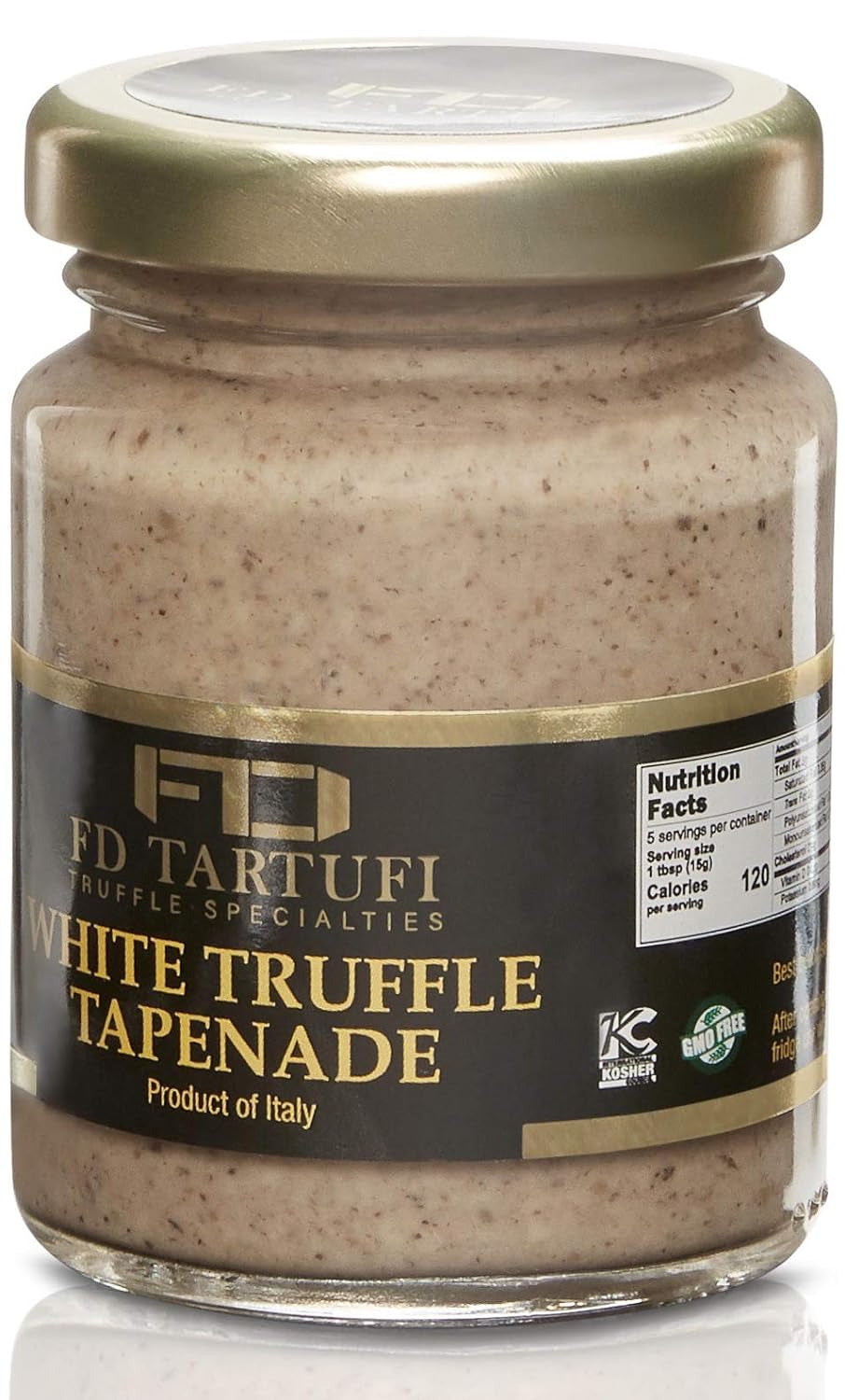 FD TARTUFI White Truffle Tapenade 80G (2.82Oz) - (Tuber Borchii) Gourmet Food Sa