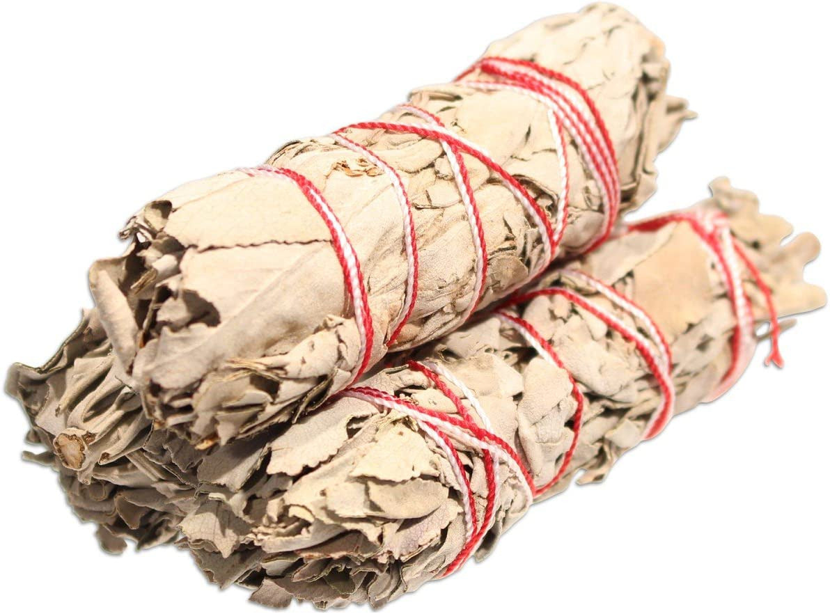 Organic California White Sage Smudge Bundles (Pack of 3)