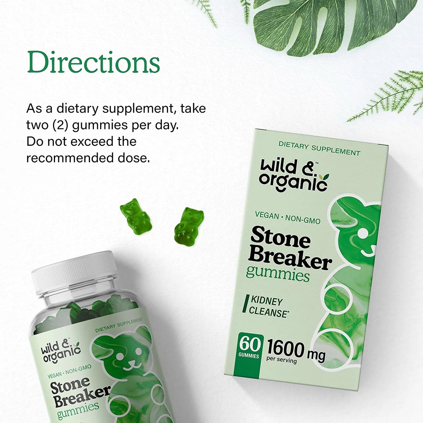 Stone Breaker Gummies - Chanca Piedra for Kidney Cleanse, Liver & Gallbladder Su