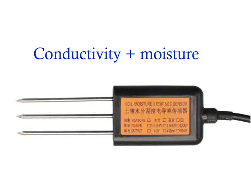 3.3V Soil Electric Conductivity Sensor RS485 Soil Temperature Humidity Soil EC S