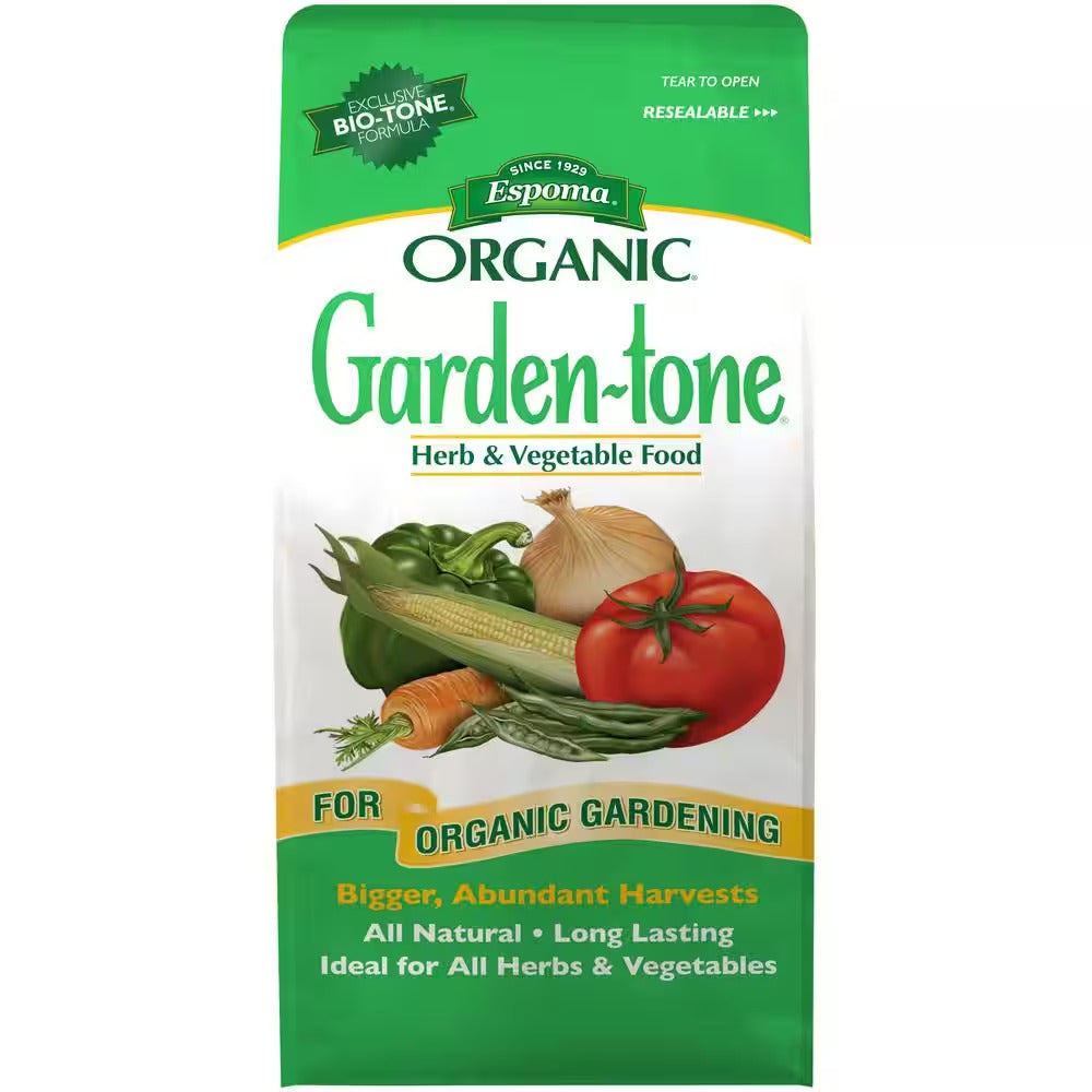 Garden Tone 8 Lb. Organic Herb and Vegetable Fertilizer 3-4-4