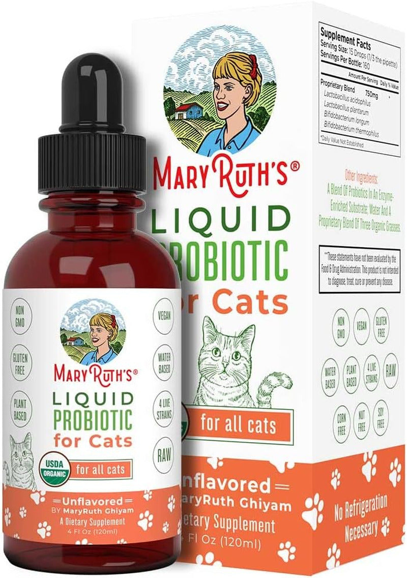 Cat Probiotic | USDA Organic Probiotic Cat | Probiotic for Cats | Cat Probiotic