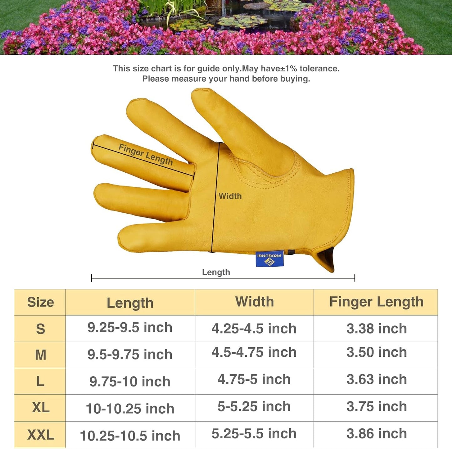 Gardening Gloves for Men & Women Thorn Proof with Adjustable Wrist Heavy Duty Co