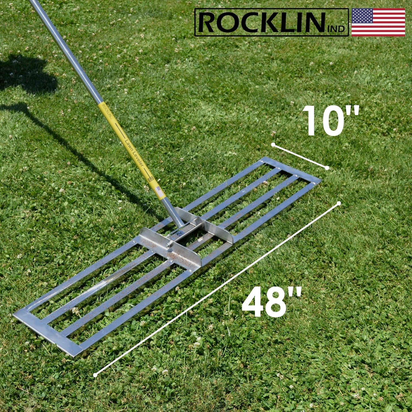 Rocklin™ Lawn Leveling Rake | Levelawn Tool | Level Soil or Dirt Ground Surfaces