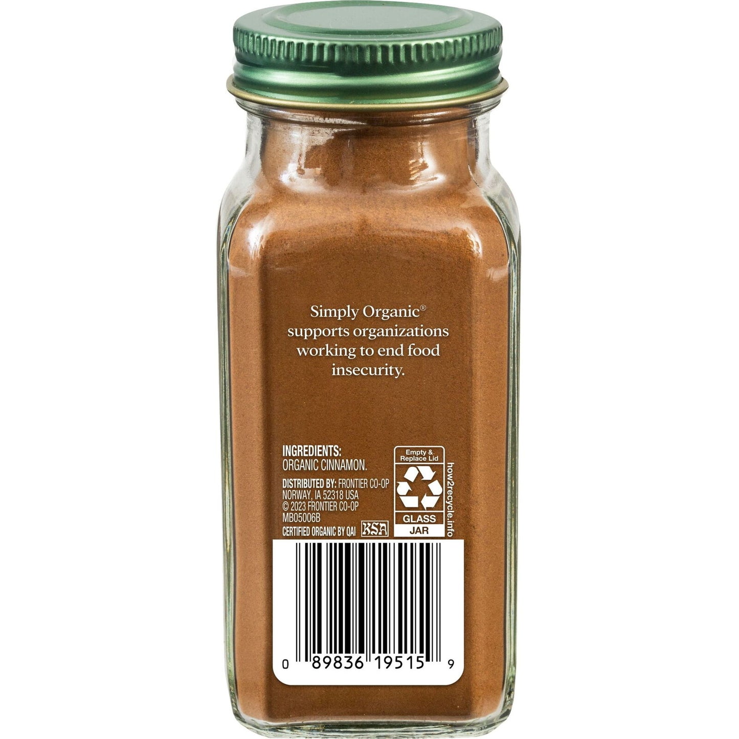 Ground Ceylon Cinnamon, Shelf-Stable, 2.08 Oz Bottle