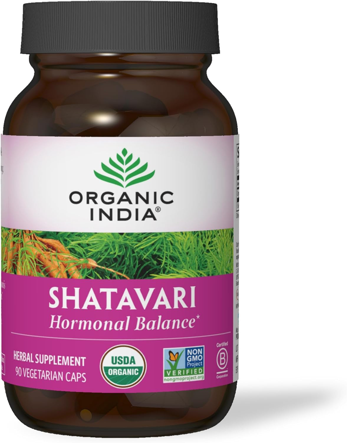 Shatavari Capsules - Herbal Supplement, Supports Hormonal Balance, Immune System