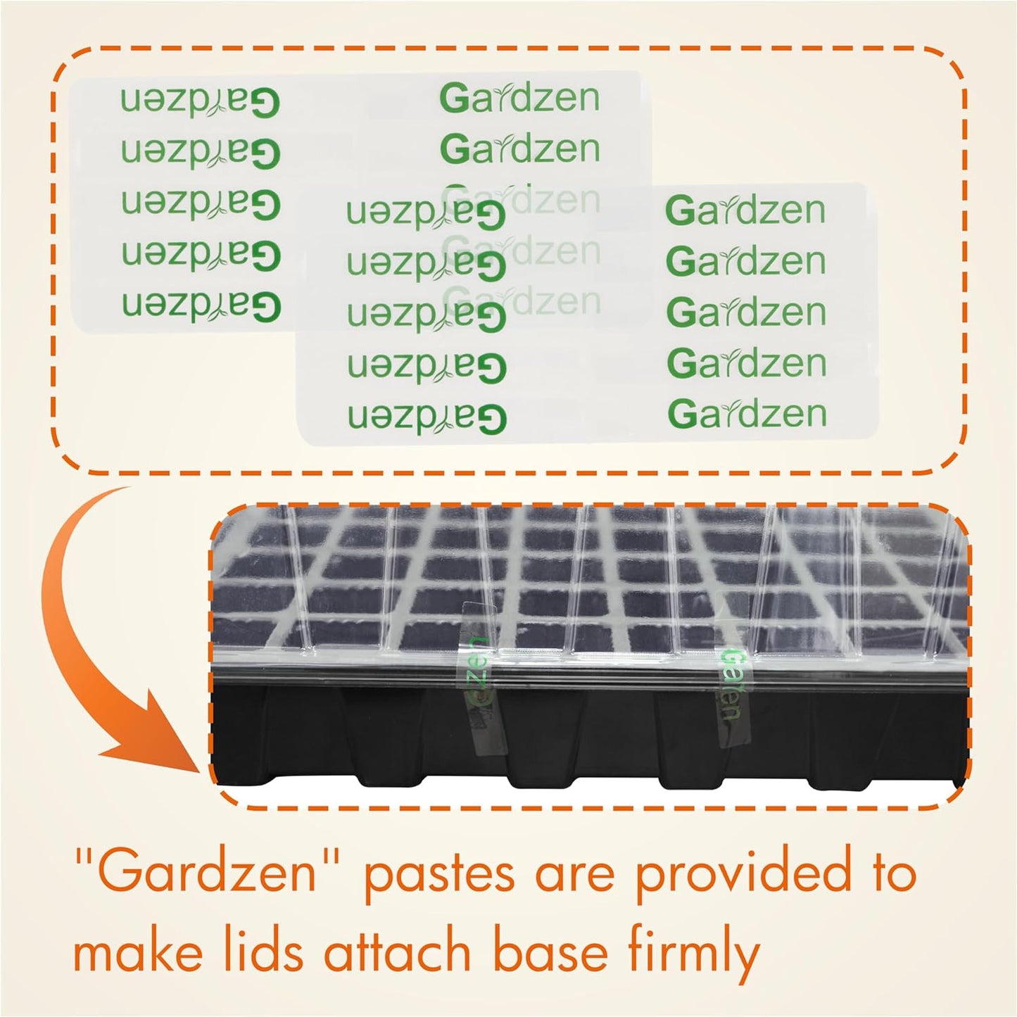 5-Set Seed Starter Tray Kits, Plant Germination Trays, Seed Starting Trays with