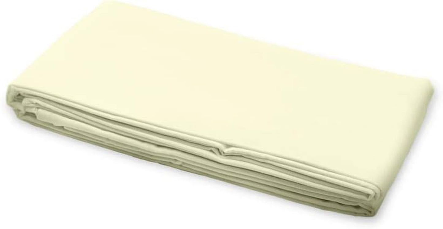 , Twin Bed Sheet - 100% Organic Cotton Fitted Sheet - 300 Thread Count, Fitted S