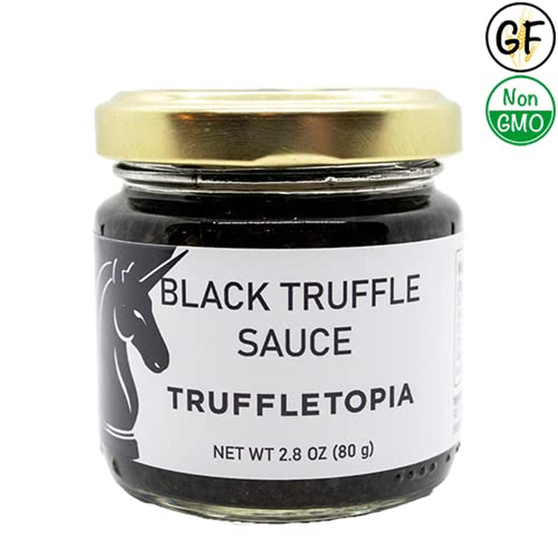 | Black and White Truffle Sauce W/Real Italian Truffles | Gourmet Pasta or Pizza