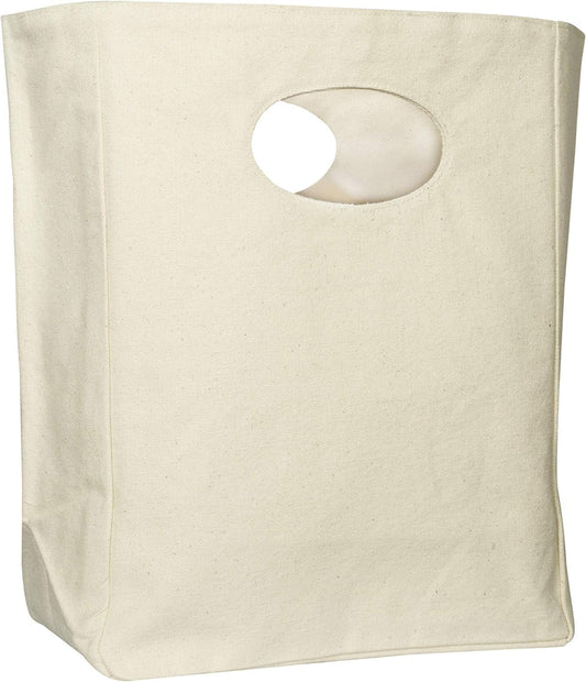 Organic Cotton Canvas Lunch Bag - Eco Friendly & Machine Washable | Perfect for