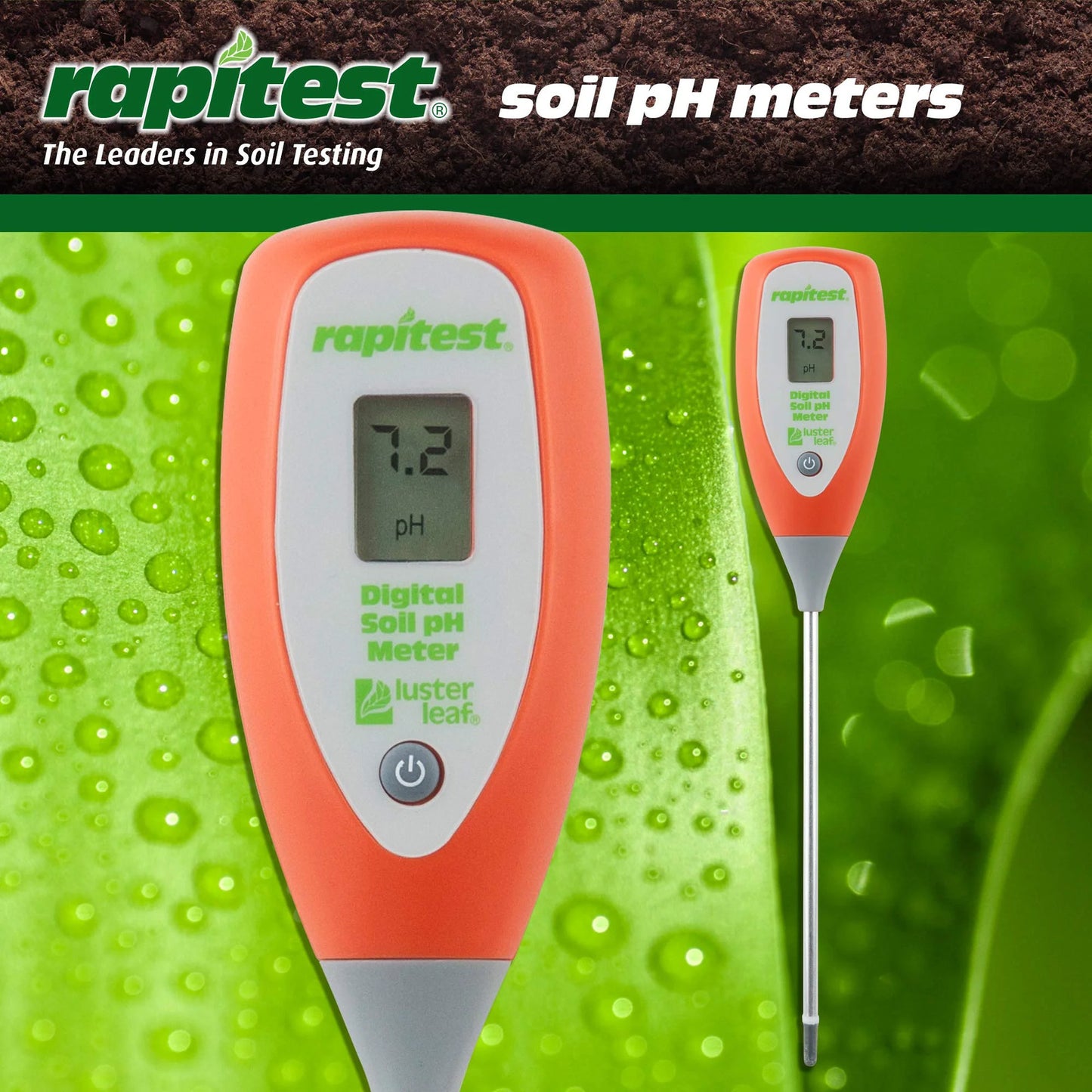 1845 Digital Soil Ph Meter