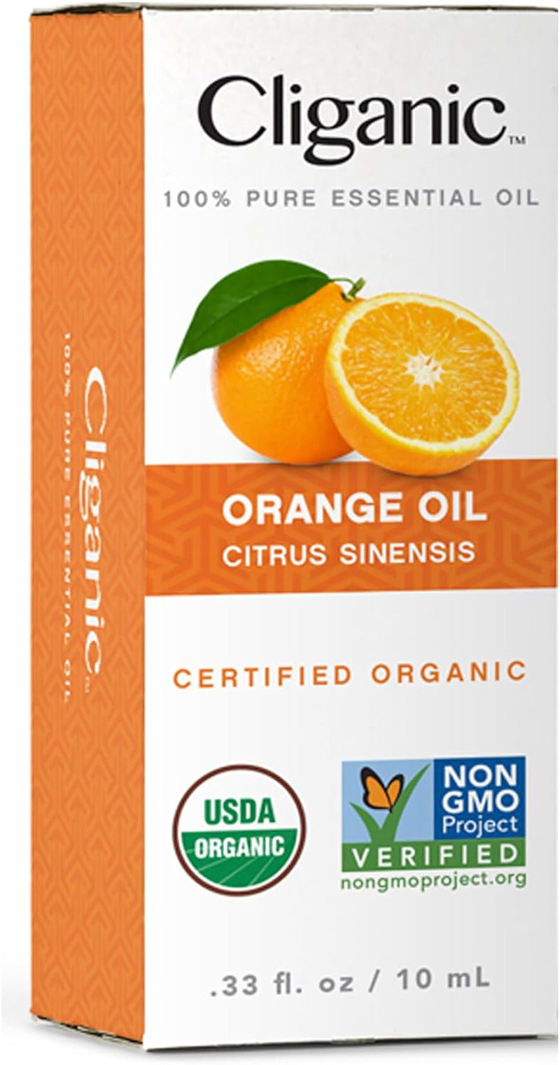 Organic Sweet Orange Essential Oil, 10Ml - 100% Pure Natural