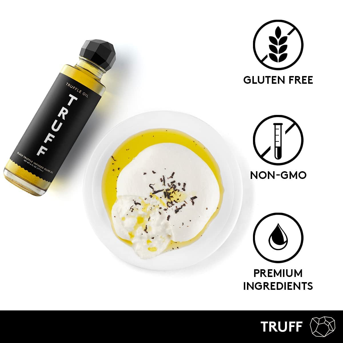 Black le Oil - Black le Infused Olive Oil - Gourmet Dressing, Seasoning, Marinad