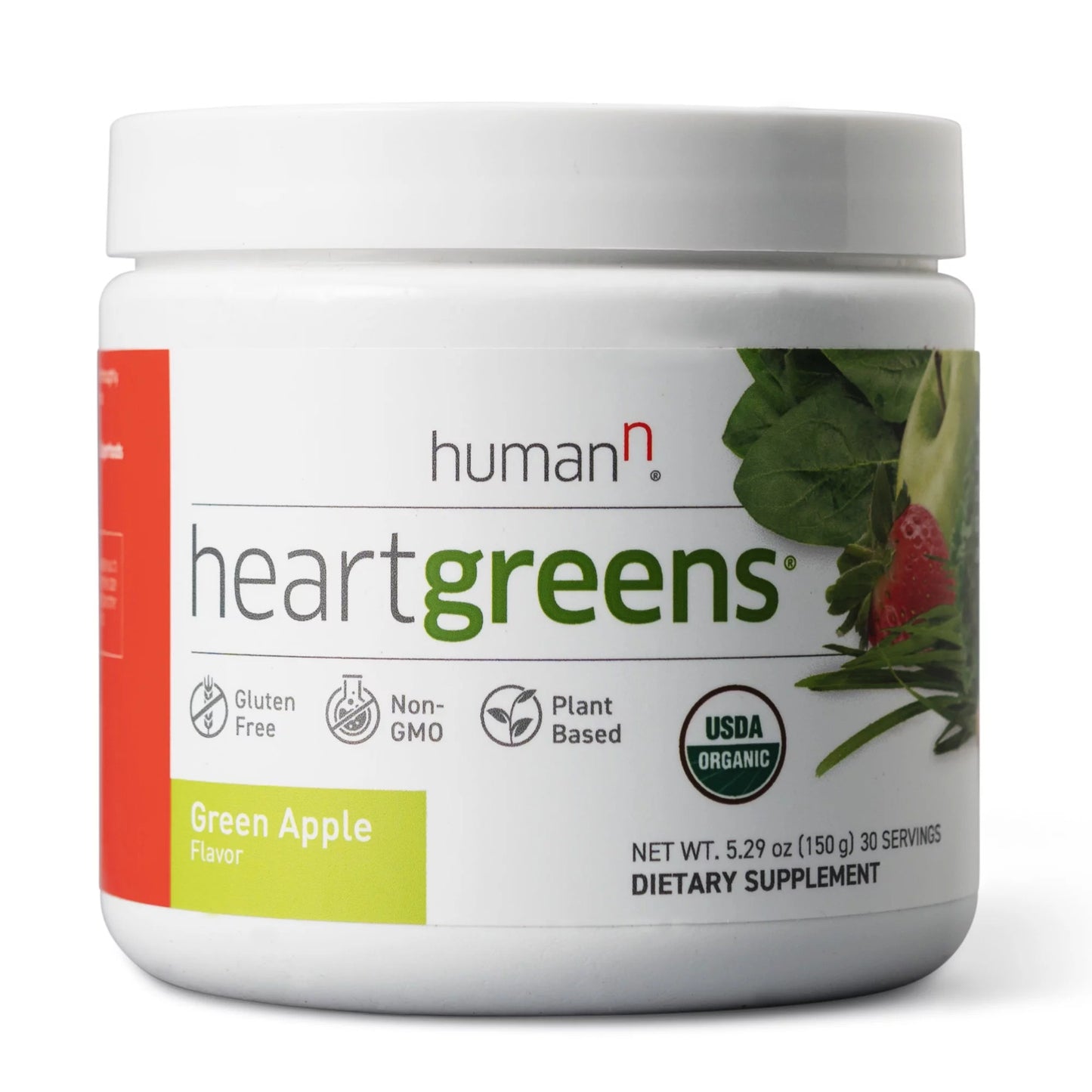 Heartgreens | Superfood Organic Powder with Wheatgrass, Kale, Spinach, and Spiru