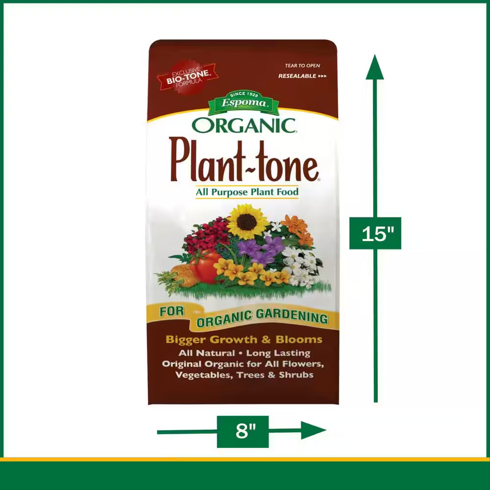 Plant Tone 8 Lb. Organic All Purpose Plant Food 5-3-3