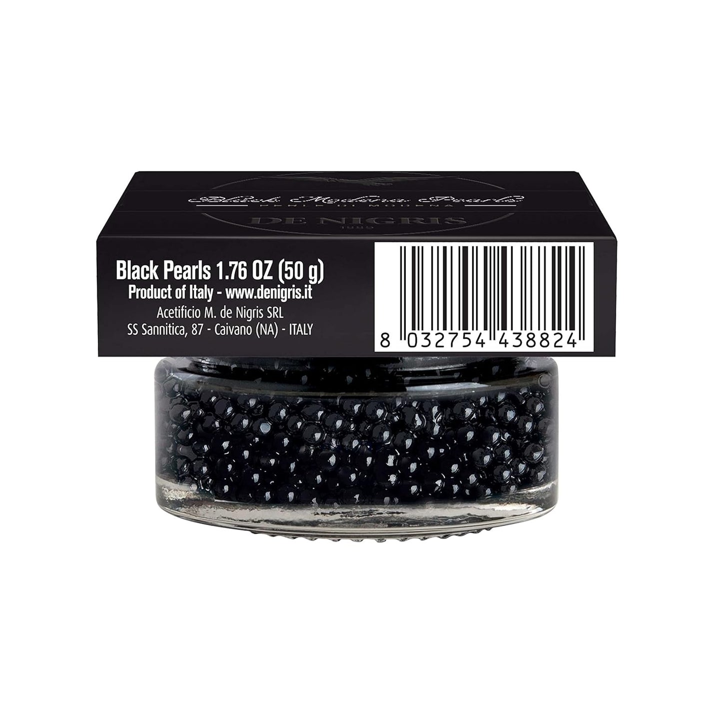 Excellence Line - Black Modena Pearls 1,69 Oz (50Gr) | with Balsamic Vinegar fro