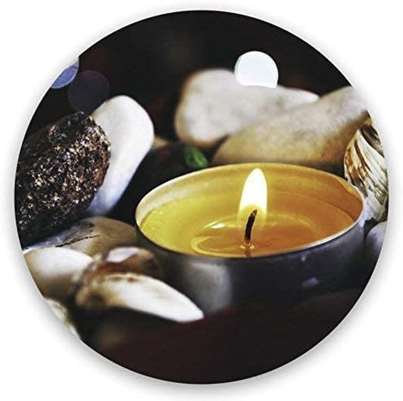 Frankincense & Myrrh Scented Soy Candle with Crackling Wooden Wick | Handmade Ar