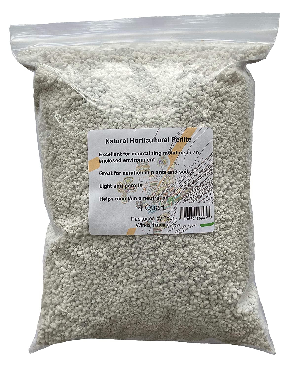 Natural Horticultural Perlite (4 Quart)