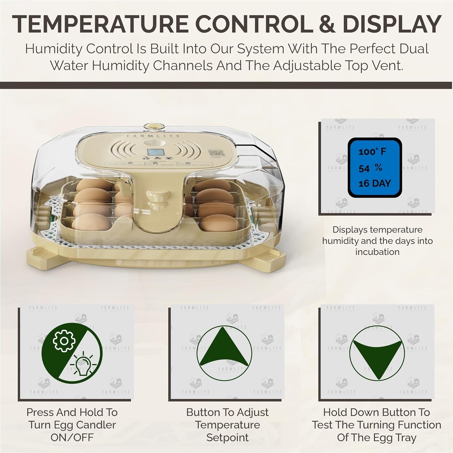 Egg Incubator with Automatic Egg Turning | Chicken Egg Incubators for Hatching E