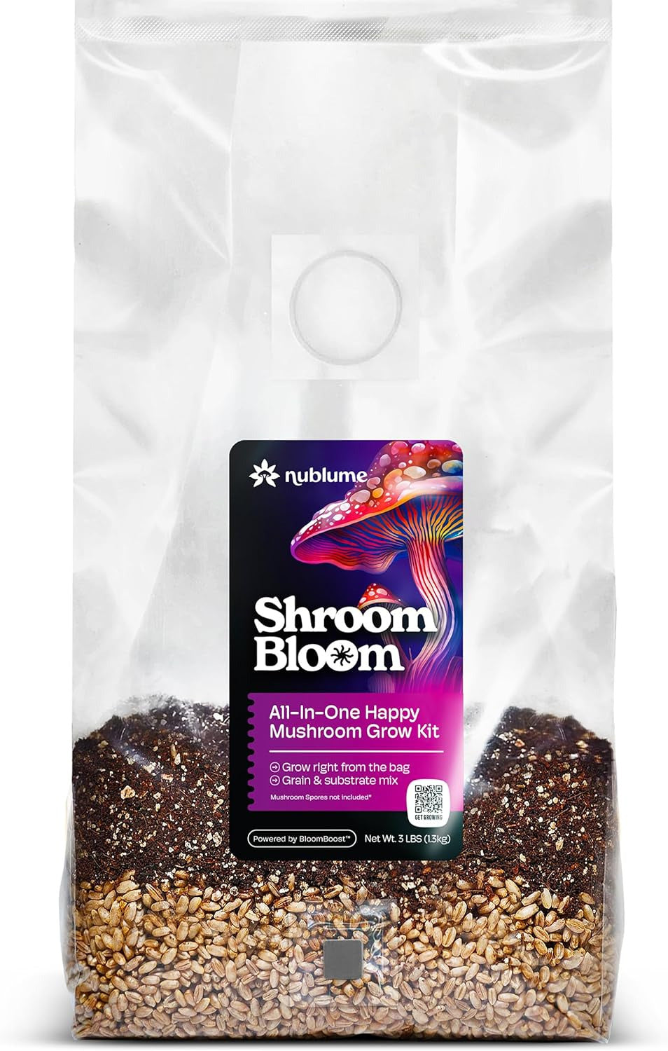 Shroombloom All-In-One Mushroom Grow Kit | Easiest Way to Grow Your Own Fresh Mu