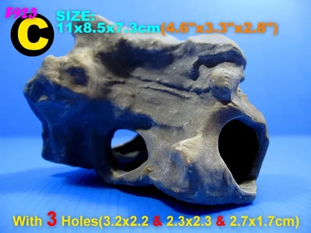 MF CICHLID STONE Ceramic Aquarium Rock Cave Decor for Fish Tank Aquarium Accesso