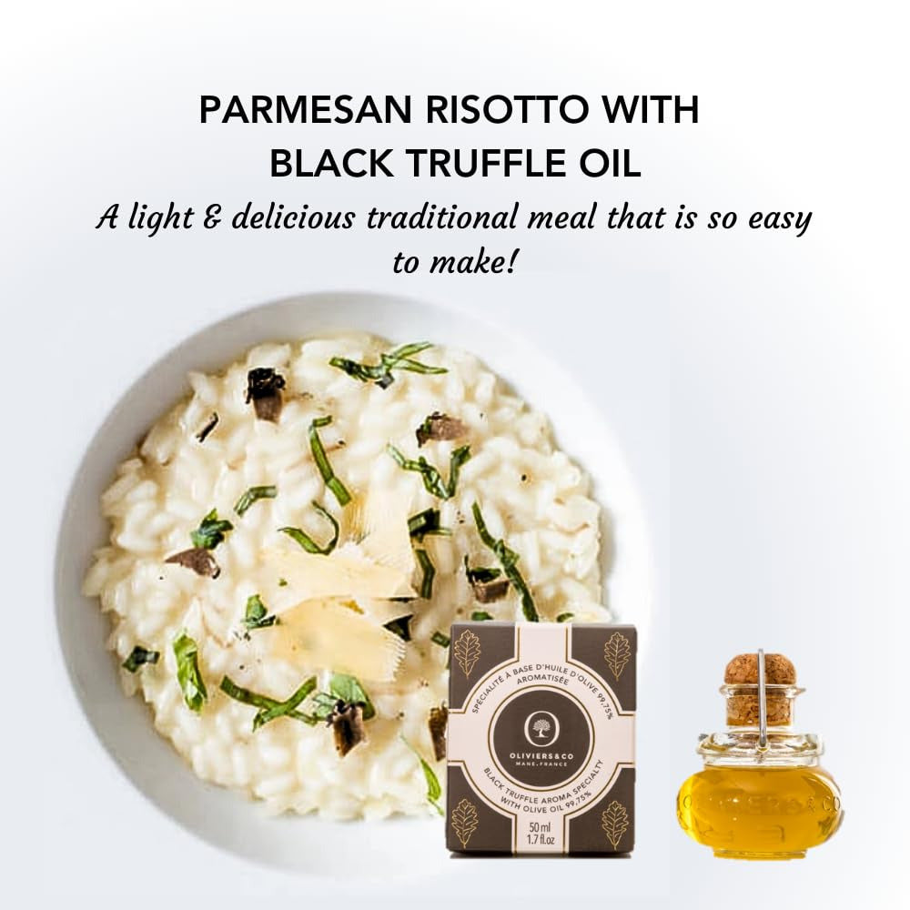 Black Truffle Olive Oil by  | Exceptional Flavor Enhancement | Versatile and Eas