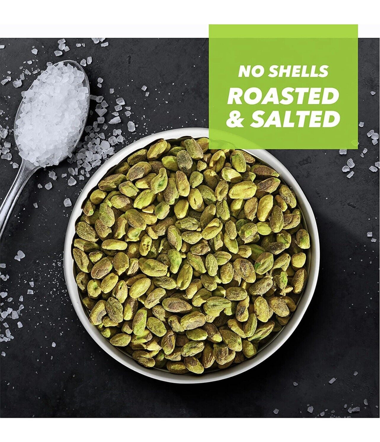 Wonderful Pistachios, No-Shell, Roasted and Salted, (24 Ounce 28G) New & Sealed