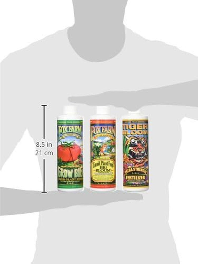 Fox Farm Liquid Nutrient Trio Soil Formula - Big Bloom, Grow Big, Tiger Bloom...