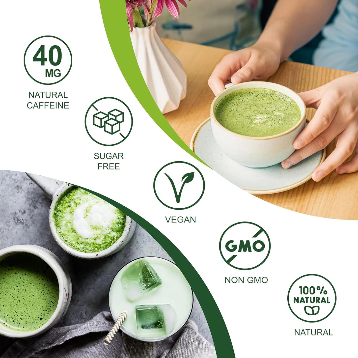 Mushroom Matcha, Japanese Ceremonial Matcha Infused with 7 Superfood Mushrooms,