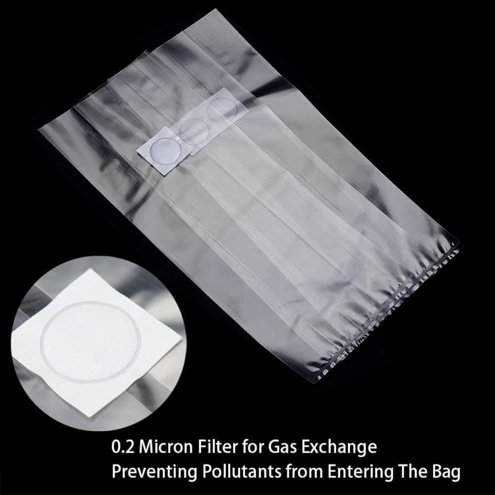 20 Pack Mushroom Growing Bags,Thick Mushroom Spawn Bags, Durable Tear-Resistant