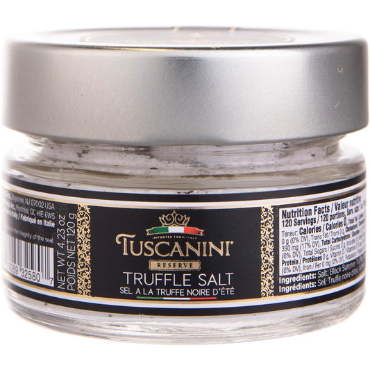 Reserve Black Truffle Salt, 4.23Oz | Fine & Coarse Sea Salt with Dried Black Sum