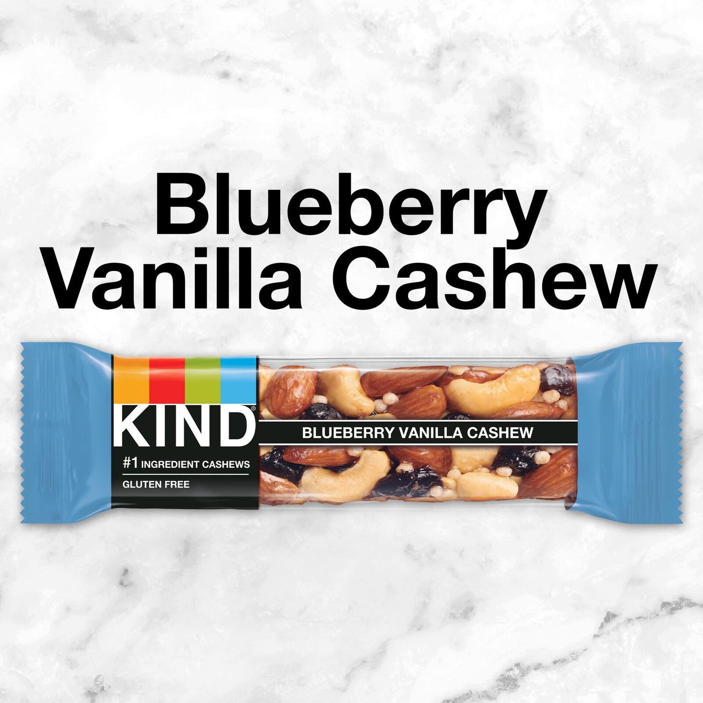 Gluten Free Blueberry Vanilla Cashew Snack Bars, 1.4 Oz, 12 Count Box