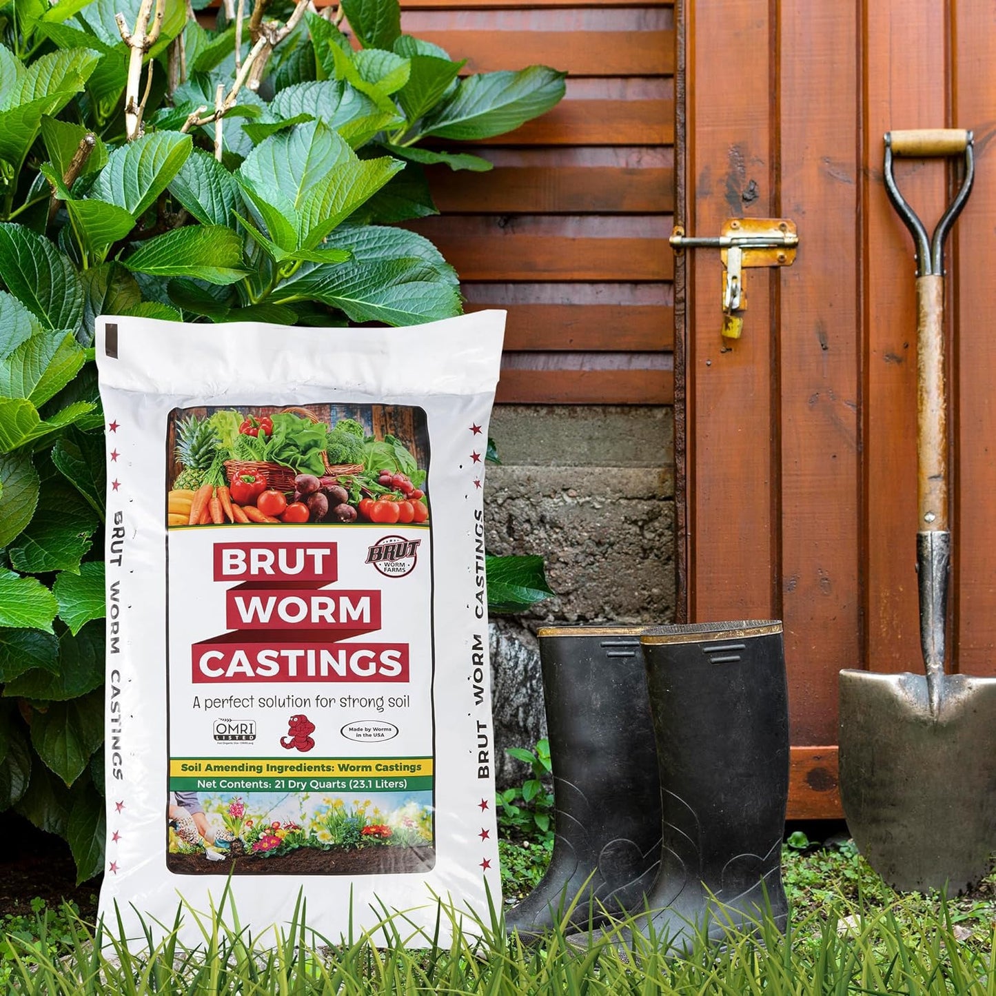 Brut Organic Worm Castings – 30 Lb – Garden'S Elixir for Thriving Blooms & Harve