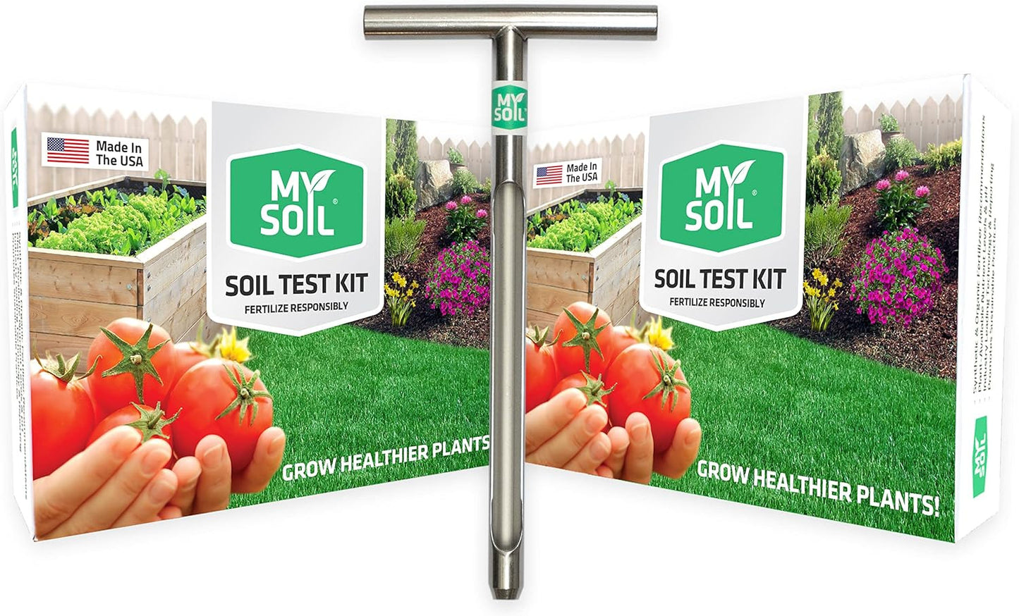 Mysoil - Soil Test Kit PRO Pack | Grow the Best Lawn & Garden | Complete & Accur