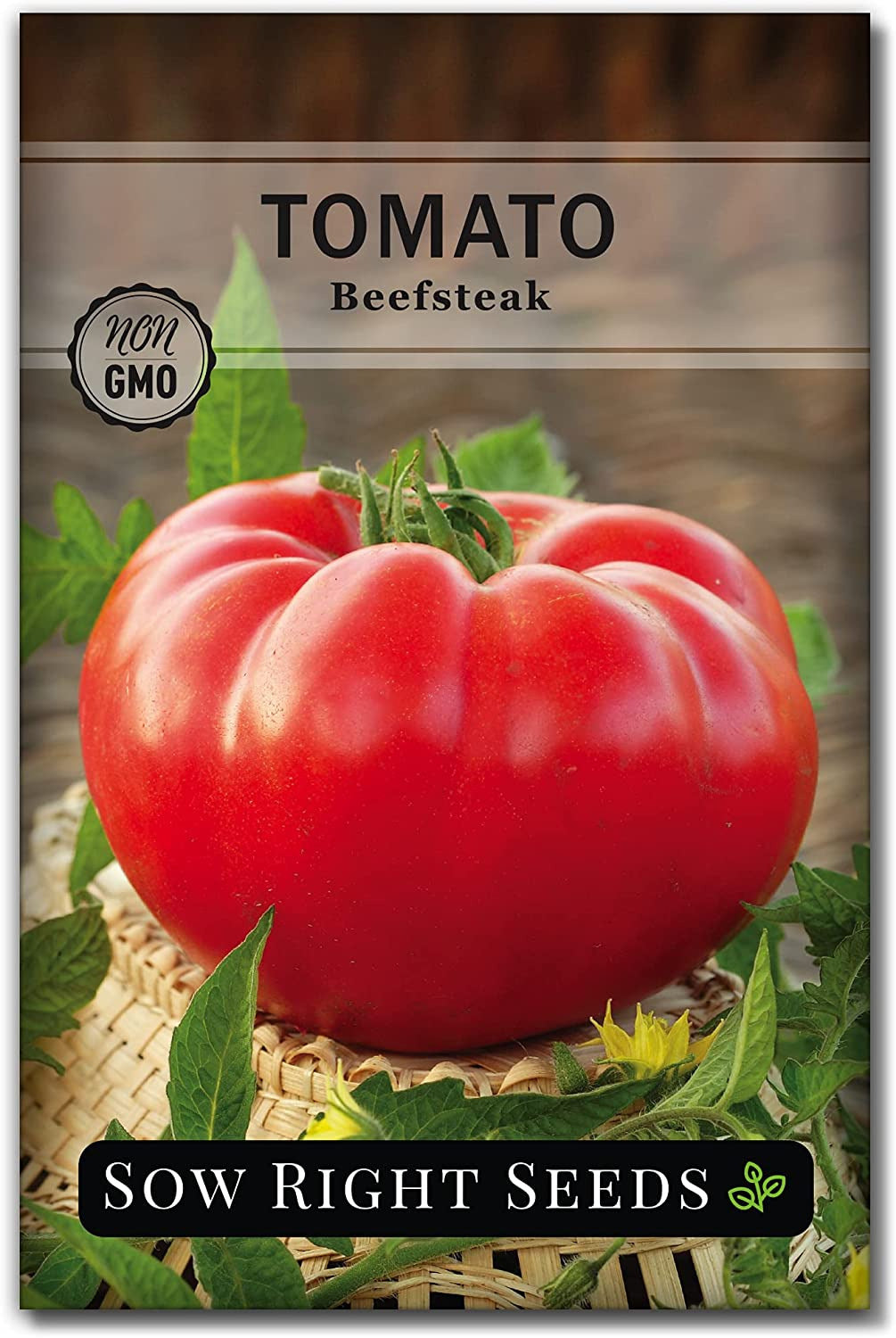 - Beefsteak Tomato Seeds for Planting - Non-Gmo Heirloom Packet with Instruction