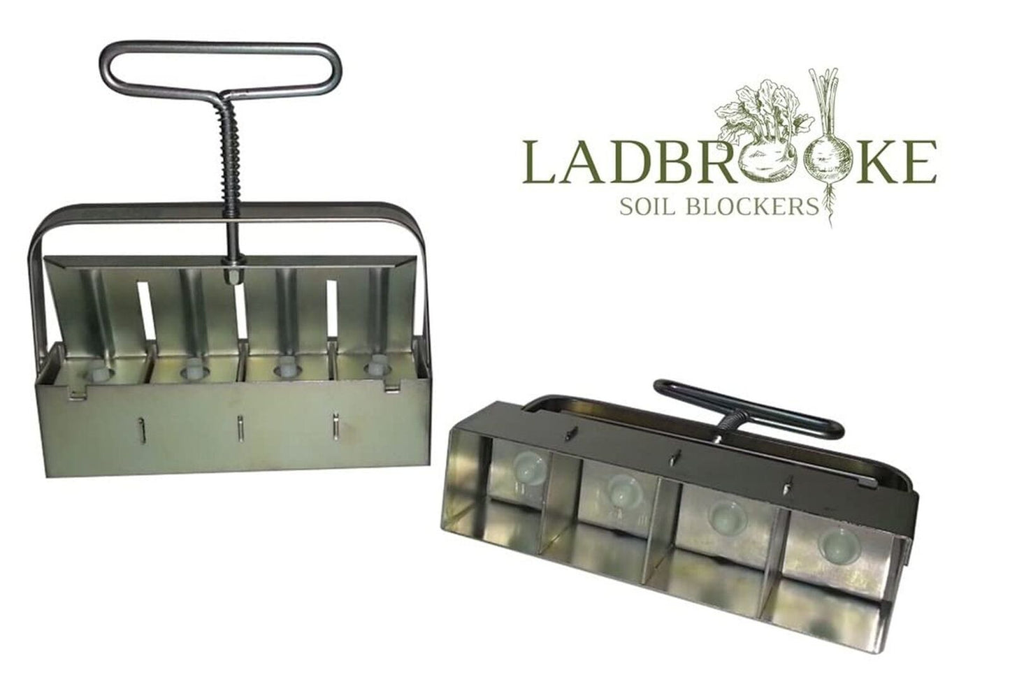 Ladbrooke Genuine Soil Block Maker - Mini 4 Hand Held - Most Popular Soil Blo...